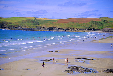 Pentire Point, Polzeath, Cornwall, England, UK