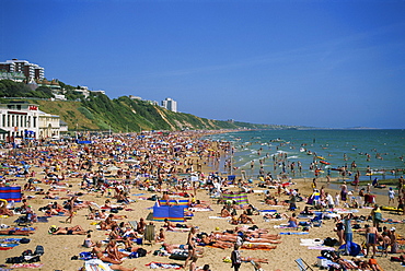 The beach at Bournemouth, Dorset, England, United Kingdom, Europe