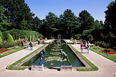 Compton Acres Italian Garden, Bournemouth, Dorset, England, United Kingdom, Europe