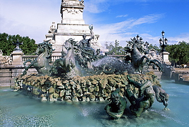 Monument aux Girondins, Bordeaux, Gironde, Aquitaine, France, Europe