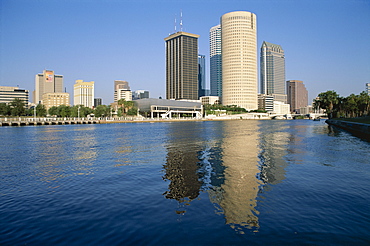 City skyline, Tampa, Gulf coast, Florida, United States of America (U.S.A.), North America