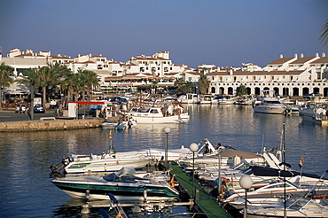 Marina, Cala En'Bosch, Menorca, Balearic Islands, Spain, Mediterranean, Europe