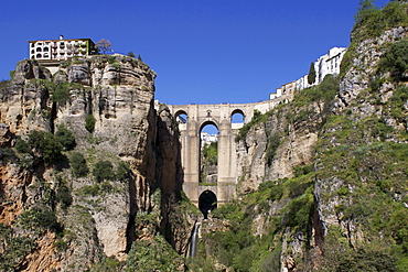 Tajo Gorge and New Bridge, Ronda, Malaga Province, Andalucia, Spain, Europe