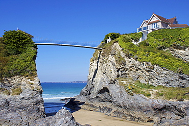 Towan Beach, Newquay, Cornwall, England, United Kingdom, Europe