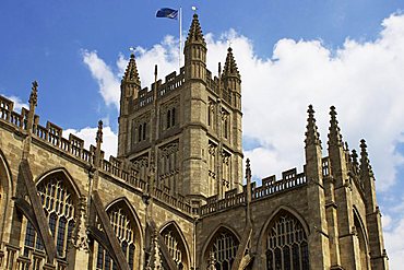 Bath Abbey, Bath, UNESCO World Heriage Site, Avon, England, United Kingdom, Europe