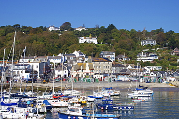 Harbour and Town, Lyme Regis, Dorset, England, United Kingdom, Europe