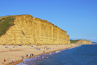 East Cliff, West Bay, Dorset, Jurassic Coast, UNESCO World Heritage Site, England, United Kingdom, Europe