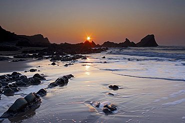 Hartland Quay, Woolacombe, Devon, England, United Kingdom, Europe