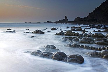 Hartland Quay, Woolacombe, Devon, England, United Kingdom, Europe