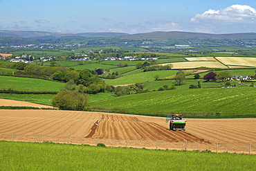 Dartmoor from near Kingsbridge, Devon, England, United Kingdom, Europe