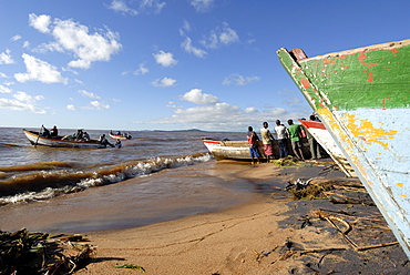 Senga Bay fishing village, Malawi, Africa