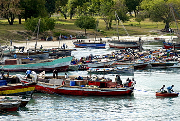 Fishing harbour, Dar Es Salaam, Tanzania, East Africa, Africa