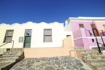 Malay area of Bo-Cape renowned for its colouful houses, Cape Town, South Africa, Africa