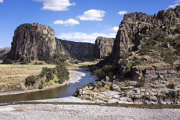 Quatro Canyones and the Apurimac River, in the Andes, Peru, South America