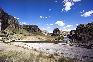 Quatro Canyones and the Apurimac River, in the Andes, Peru, South America