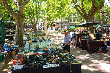 Antique market, Montevideo, Uruguay, South America