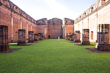 Jesus de Tavarangue, one of the best preserved Jesuit Missions, UNESCO World Heritage Site, Paraguay, South America