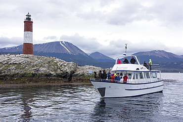 The Beagle Channel lighthouse, Tierra del Fuego, Argentina, South America