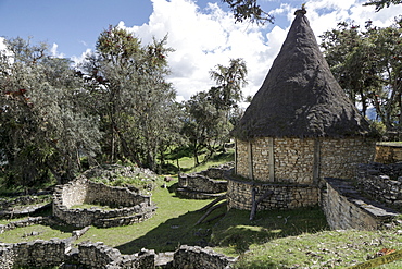 Kuelap, precolombian ruin of citadel city, Chachapoyas, Peru, South America