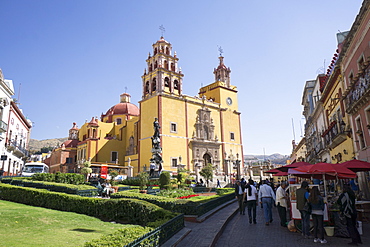 Basilica Colegiata de Nuestra Senora de Guanajuato, Guanajuato, UNESCO World Heritage Site, Mexico, North America