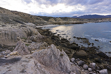 Las Serenitas, wind and wave erosion sculptures, Cabo Pulmo, UNESCO World Heritage Site, Baja California, Mexico, North America