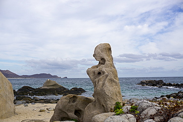 Las Serenitas, wind and wave erosion sculptures, Cabo Pulmo, UNESCO World Heritage Site, Baja California, Mexico, North America