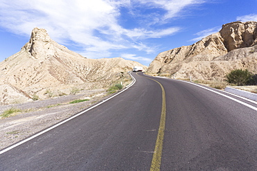 On the road in Baja California, Mexico, North America