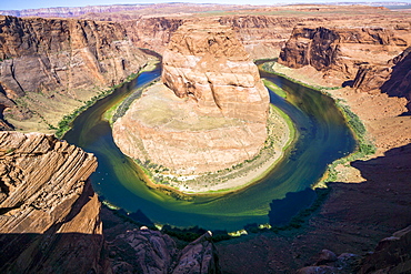 Horseshoe Bend in the Colorado River, Arizona, United States of America, North America