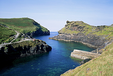 Boscastle harbour, Cornwall, England, United Kingdom, Europe