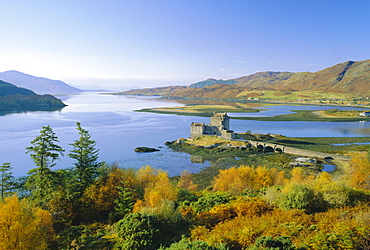 Eilean Donan (Eilean Donnan) Castle, Dornie, Highlands Region, Scotland, UK, Europe