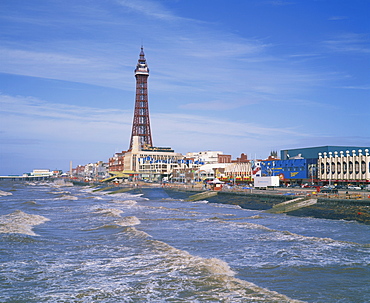 The Blackpool Tower, Blackpool, Lancashire, England, United Kingdom, Europe