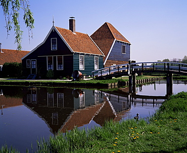 Cheese making house, Zaanse Schans, near Amsterdam, Holland, Europe