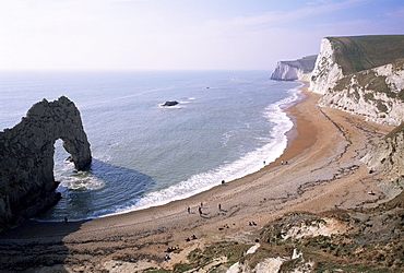 Durdle Door and Bats Head, Dorset, England, United Kingdom, Europe