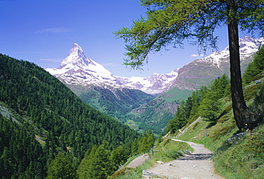 The Matterhorn mountain, Swiss Alps, Switzerland, Europe