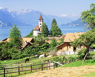 Lake Brenz, Brenz, Jungfrau region, Switzerland, Europe