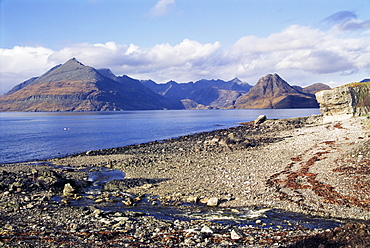 Cuillin Hills from Elgol, Isle of Skye, Highland region, Scotland, United Kingdom, Europe