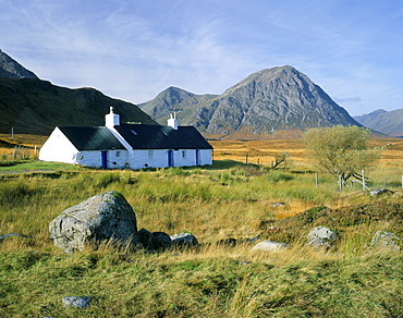 Croft in Glencoe area, Highland region, Scotland, United Kingdom, Europe