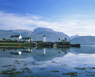 Ben Nevis, seen from Copach, Highlands, Scotland, United Kingdom, Europe