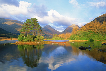 Loch in Glen Etive, Highlands, Scotland, United Kingdom, Europe