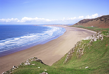 Rhossili Bay, Gower Peninsula, Wales, United Kingdom, Europe