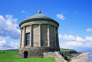 Mussenden Temple, Downhill, County Derry, Ulster, Northern Ireland, United Kingdom, Europe