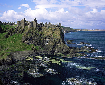 Dunluce Castle, County Antrim, Northern Ireland, United Kingdom, Europe