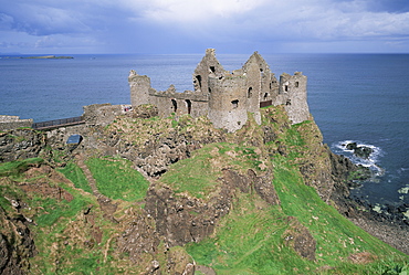 Dunluce castle, County Antrim, Ulster, Northern Ireland, United Kingdom, Europe