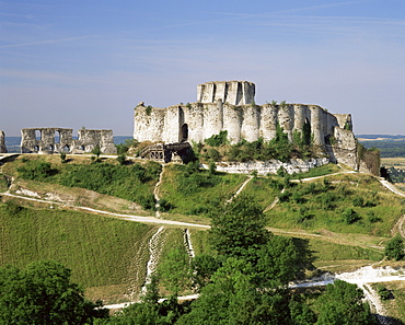 Chateau Gaillard, Les Andelys, Haute-Normandie (Normandy), France, Europe