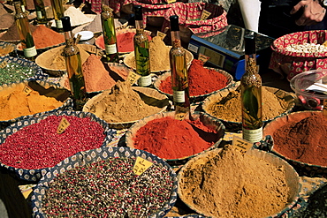 Herbs and spices, Aix en Provence, Bouches du Rhone, Provence, France, Europe