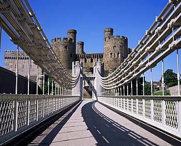 Conwy Castle, UNESCO World Heritage Site, Gwynedd, Wales, United Kingdom, Europe