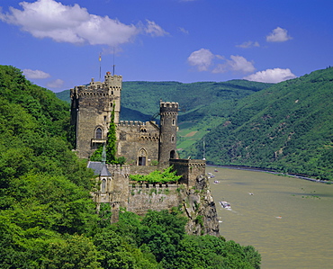 Rheinstein Castle, Rhineland, Germany, Europe