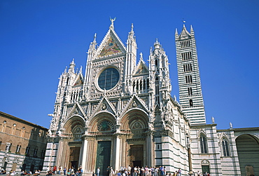 The Cathedral in Siena, UNESCO World Heritage Site, Tuscany, Italy, Europe