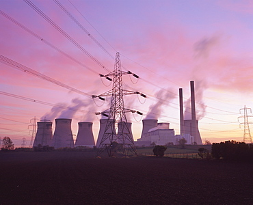 Ferrybridge Power Station, North Yorkshire, England, UK