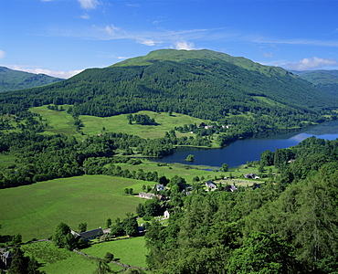 View over Balquhidder and Loch Voil, Stirling, Central Region, Scotland, United Kingdom, Europe